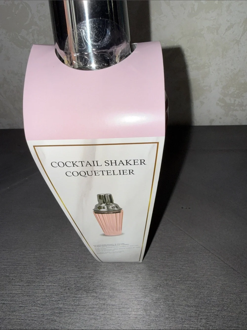 Pink Cocktail Shaker